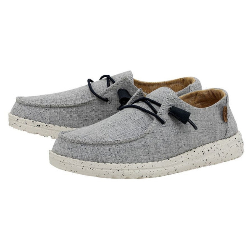 Hey Dude Wendy Chambray White Blue 10 41 New NIB Women's